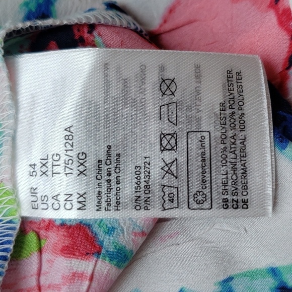 H&M Floral Dress XXL Sleeveless Flowy Sundress Vacation Wedding Beach Resortwear - Picture 12 of 13